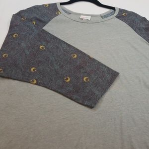 NWT LuLaRoe Randy 3XL Long Sleeve Baseball Tee